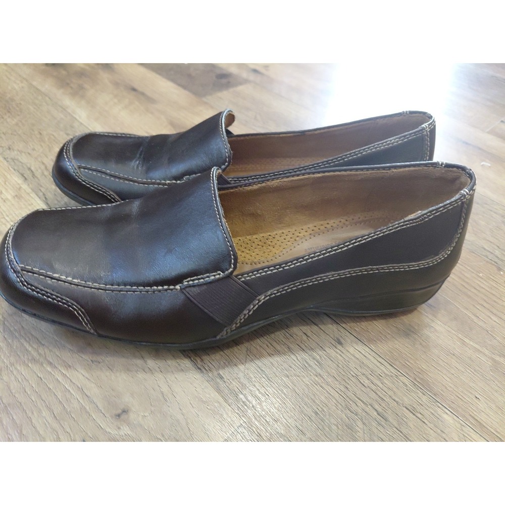 Naturalizer Loafer‎ Y2k Womens  7.5  Camilla Square Toe Slip On Shoes. New - Picture 4 of 7